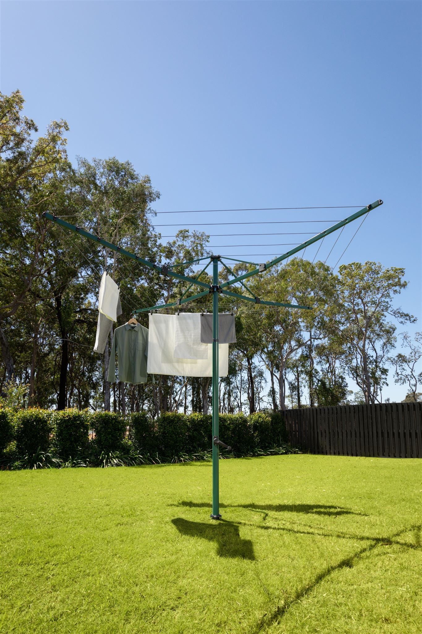 Hills Everyday Rotary 47M Clothesline Green Norfolk Pine