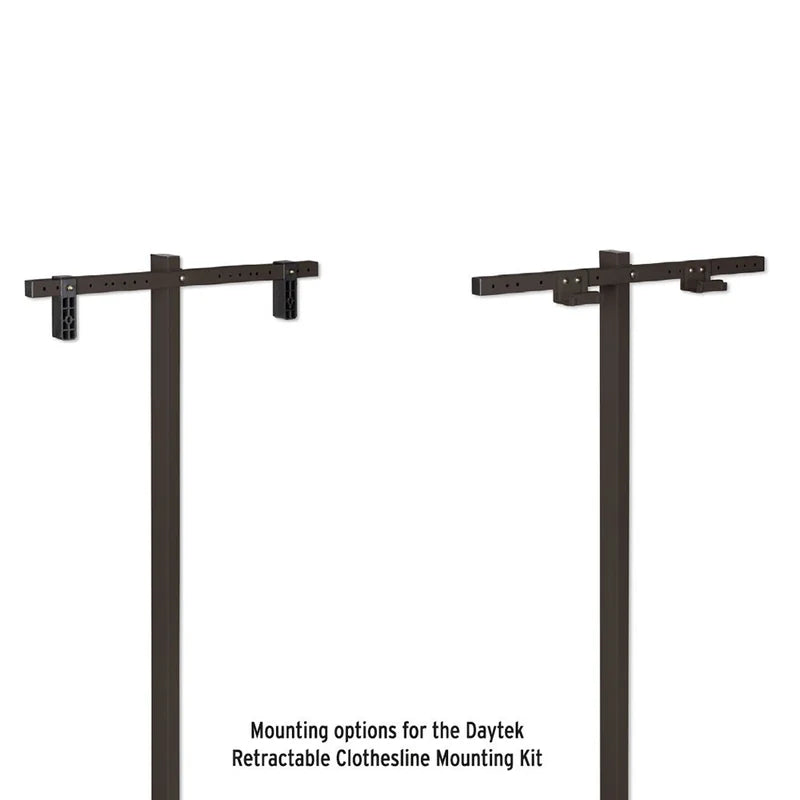 Daytek 4 Line Retractable Anthracite Black Clothesline