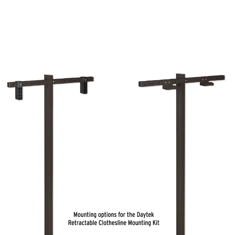 Daytek 5 Line Retractable Anthracite Black Clothesline