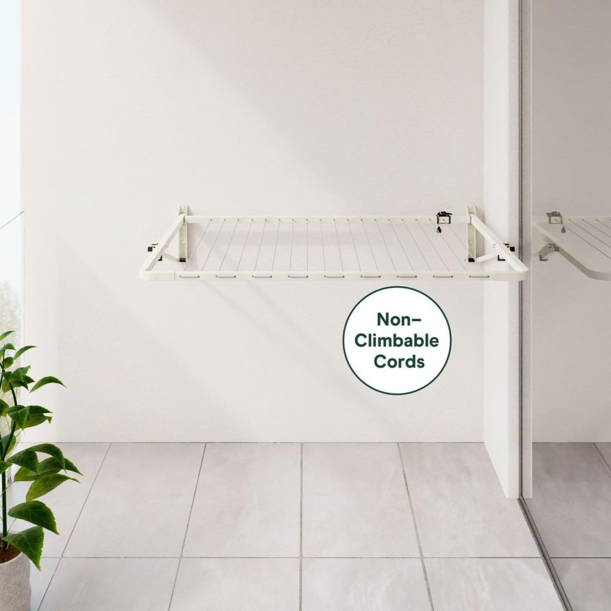 Austral Balcony Line 1.2M Folding Clothesline