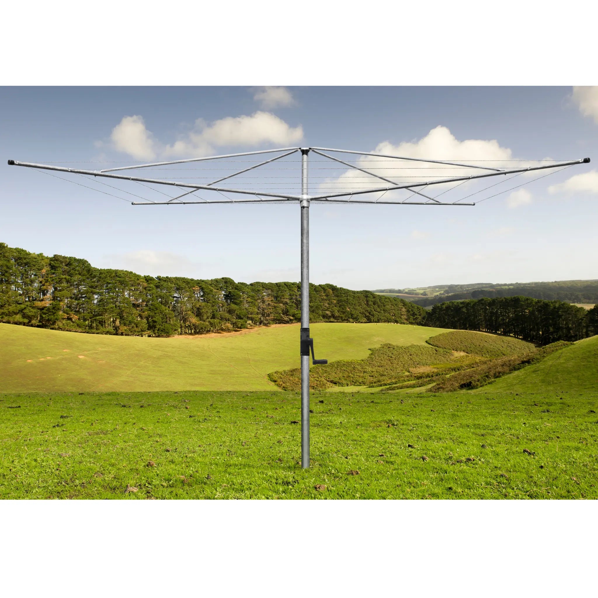 Austral Deluxe 5 Fixed Rotary Galvanised Clothesline