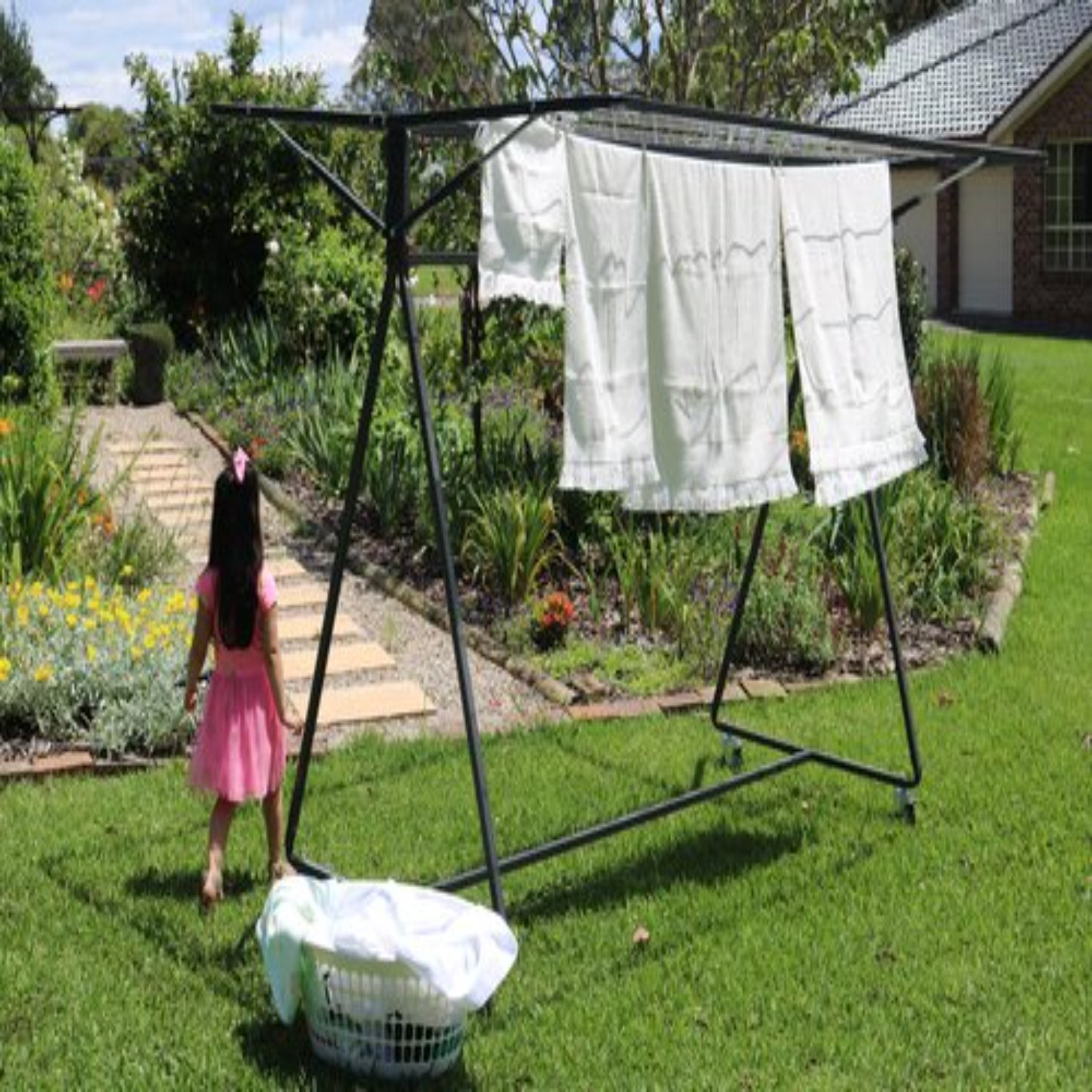 Sky Dry Portable Sunchaser Mobile Clothesline